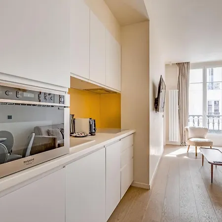Lägenhet Elegant With Ac - 2br-6p -palais Garnier Paris